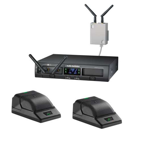 ATW-1366 SYSTEM 10 PRO DIGITAL WIRELESS:ATW-RC13 RECEIVER, ATW-RU13 X2 ANTENNA & ATW-T1006 X2 BOUNDARY MICS